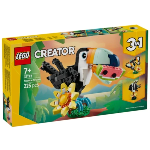 LEGO CREATOR 3 EN 1: Fauna Salvaje Tucán Tropical