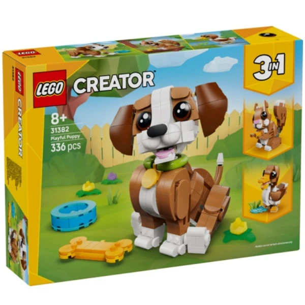 LEGO CREATOR 3 IN 1: Simpáticos animales Cachorro Juguetón