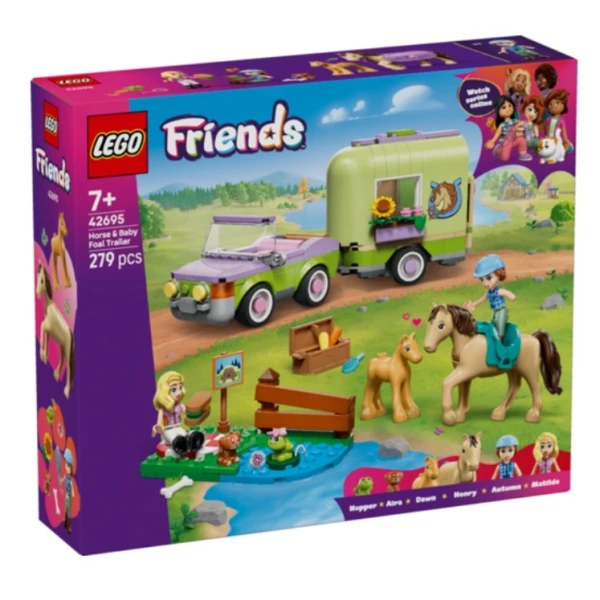 LEGO FRIENDS Remolque para caballo y Potrillo