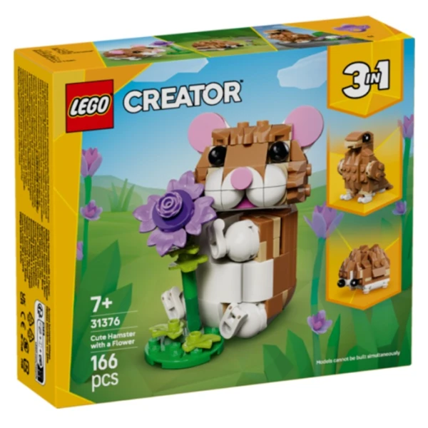 LEGO CREATOR 3 IN 1: Lindo Hamster con Flor