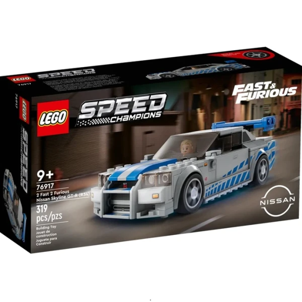 LEGO SPEED CHAMPIONS: Nissan Skyline GT-R (R34) de 2 Fast 2 Furious
