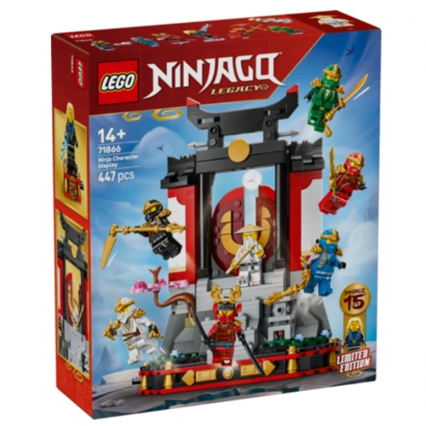 LEGO NINJAGO: Exposición de Personajes Ninja 15 Aniversario