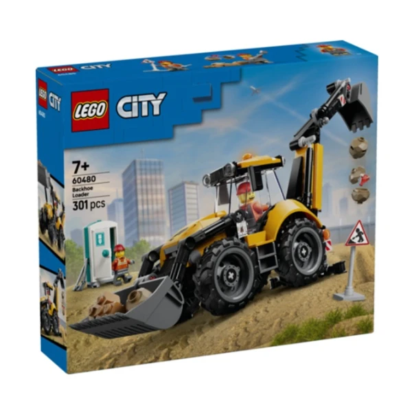LEGO CITY: Cargadora Retroexcavadora Amarilla