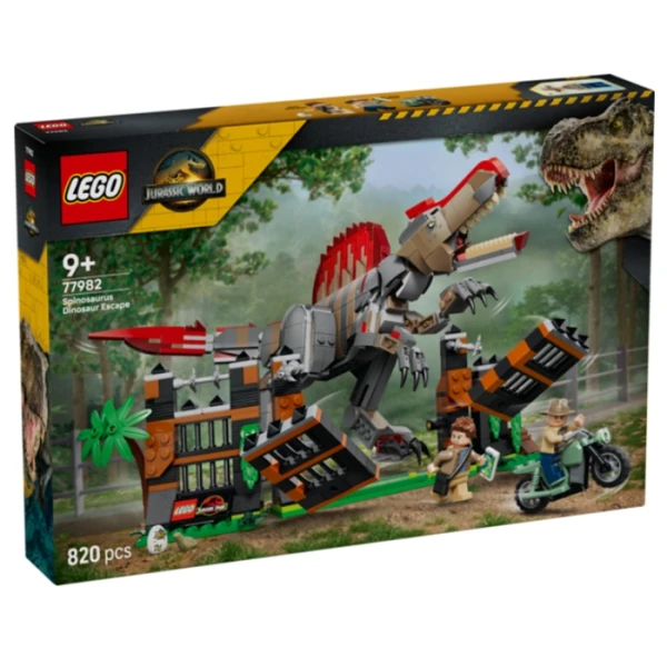 LEGO JURASSIC WORLD: Huida del Dinosaurio Spinosaurus SET 77982